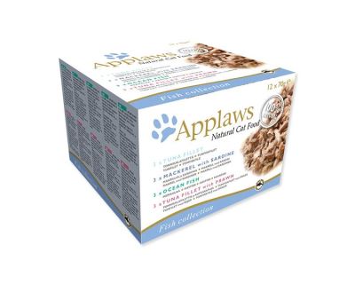 Konzervy APPLAWS Cat Fish Selection multipack 12 x 70 g
