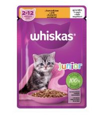 Whiskas kaps. Core Junior kuřecí v želé 85g