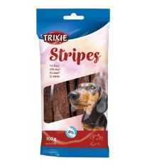 TRIXIE STRIPES Light - hovězí pásky 10ks/100g