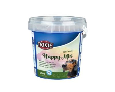 Trixie Soft Snack Happy MIX kuře,jehněčí,losos 500g TR