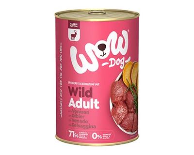 WOW konzerva Zvěřina s batáty Adult 400g