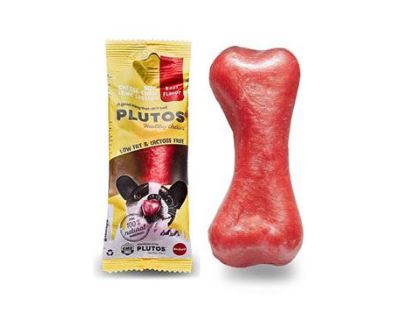 Pochoutka Plutos sýrová kost Medium hovězí 60g