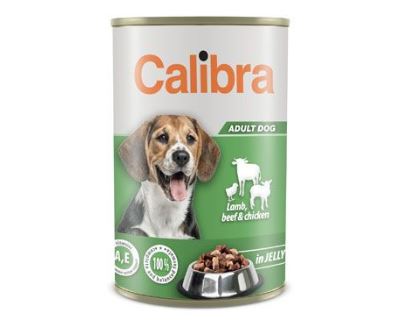 Calibra Dog  konz.Lamb,beef&chick. in jelly 1240g