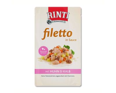 Rinti Filetto kapsička - kura & teľacie 125 g