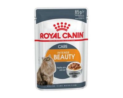 Royal Canin Feline Intense Beauty - kapsička mäso v šťave pre krásnu srsť u dospelých mačiek 85 g