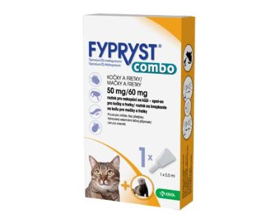 Fypryst combo spot-on 50/60mg kočka a fretka 1 pip