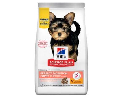 Hill's Can. SP+AB PftDig Puppy Sm&Mini Chicke Rice 4kg