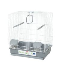 Klec ptáci PRIMO Carla 40cm bílá/šedá Zolux