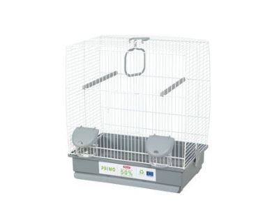 Klec ptáci PRIMO Carla 40cm bílá/šedá Zolux