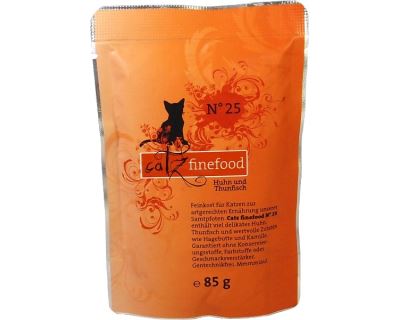 Catz Finefood No.25 Kapsička - kura & tuniak pre mačky 85 g