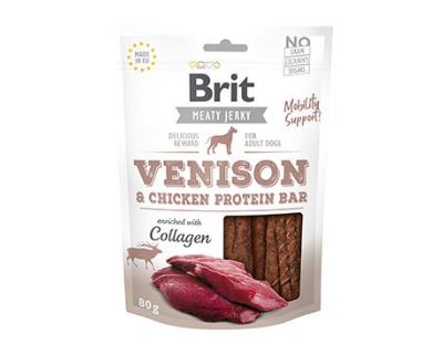 Brit Jerky Venison Protein Bar 80g