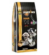 Puffins Dog Adult Beef 15kg