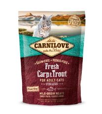 CARNILOVE Fresh Carp &amp; Trout Sterilised for Adult cats 400g