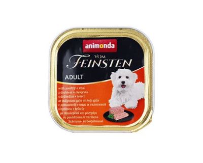 Animonda Vom Feinsten Paštéta - hydina & teľacie pre dospelých psov 150 g