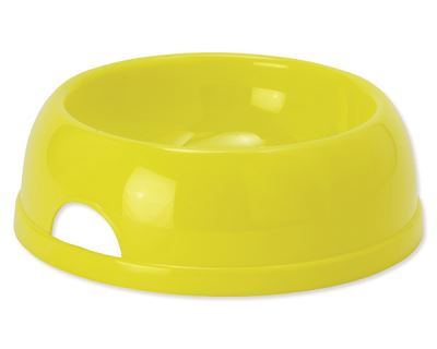 Miska DOG FANTASY plastová žlutá 25,2 cm