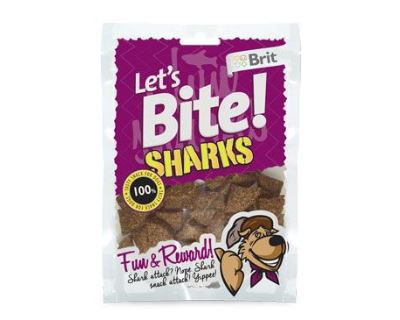 Brit pochoutka Let's Bite Sharks 150g NEW