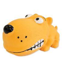 Hračka DOG FANTASY Latex velké hlavy se zvukem mix barev 9 cm