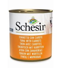 Schesir Dog konz. Adult tuňák/mrkev 285g