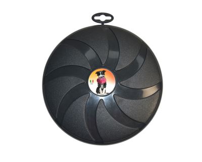 Frisbee - létající talíř Argi - černý - 23,5 cm