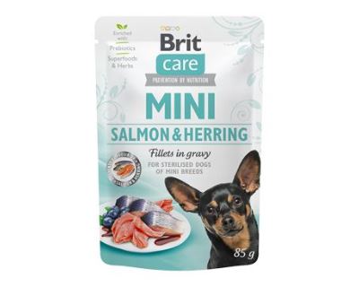 Brit Care Dog Mini Rabbit&Salmon fillets in gravy 85g