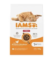 IAMS for Vitality Indoor Cat Food with Fresh Chicken 10kg