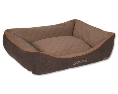 Scruffs Thermal Box Bed Termálne pelech hnedý - veľkosť XL, 90x70 cm