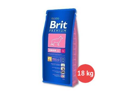 Brit Premium Junior L 15 kg + 3 kg ZDARMA