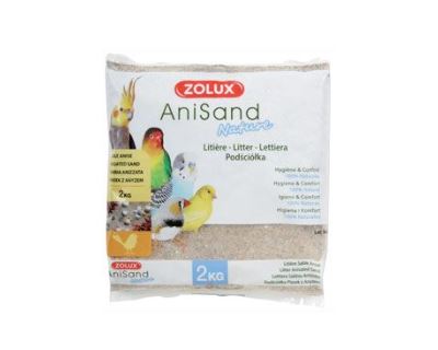 Zolux Písek s mušlemi do ptačích klecí AniSand Nature 2kg