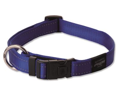 Obojok pre psa nylonový - Rogz Utility - modrý - 2,5 x 43 - 70 cm
