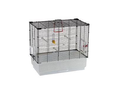 Klec REKORD 4P 60x32,5x57,5cm černo-červená FP