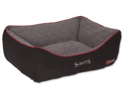 Scruffs Thermal Box Bed Termálne pelech čierny - veľkosť L, 75x60 cm