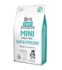 Brit Care Dog Mini Grain Free Light &amp; Sterilised 2kg