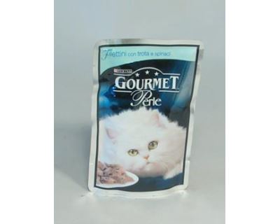 Gourmet Perle kapsa kočka pstruh,špenát 85g
