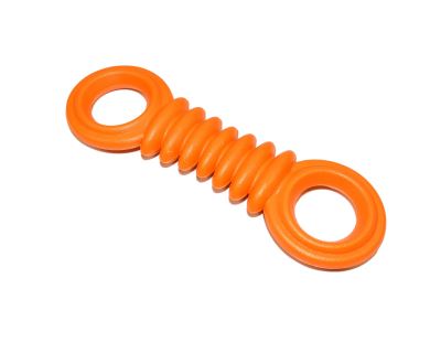 Gumová hračka pro psy Argi - typ 2 - oranžová - 17 x 5 cm
