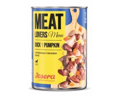 Josera Dog konz.Meat Lovers Menu Duck with Pumpk.400g