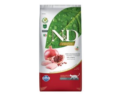 N&D Grain Free Cat Adult Chicken & Pomegranate - kuracie & granátové jablko bezobilné pre dospelé mačky 1,5 kg