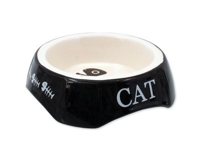 Miska MAGIC CAT potisk Cat černá 15 cm
