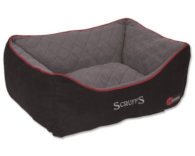 Scruffs Thermal Box Bed Termálne pelech čierny - veľkosť S, 50x40 cm
