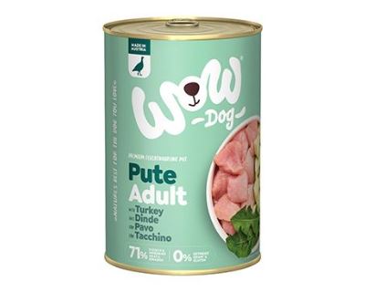 WOW konzerva Krocan s cuketou Adult 400g