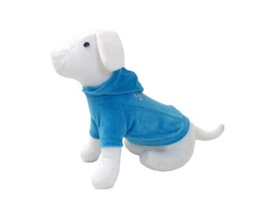 Triko DOG FANTASY s kapucí modré