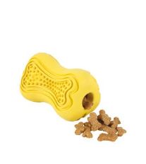 Hračka pes TITAN gumová kost L žlutá Zolux