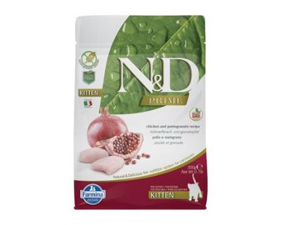 N&D Grain Free Cat Kitten Chicken & Pomegranate - kuracie & granátové jablko bezobilné pre mačiatka 300g