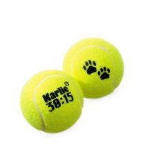 Hračka pes Tenisové míčky 2ks 6cm žlutá KAR