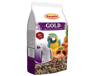 Avicentra velký papoušek Gold 850g