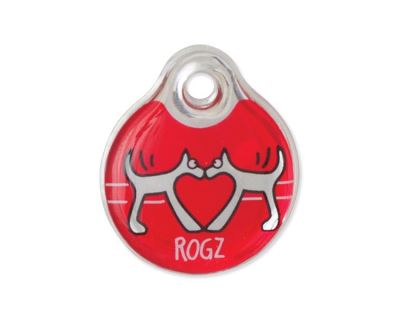 Známka ROGZ ID Tagz Red Heart S