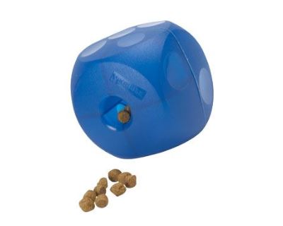 Hračka pes BUSTER Soft Mini Cube modrá 9cm