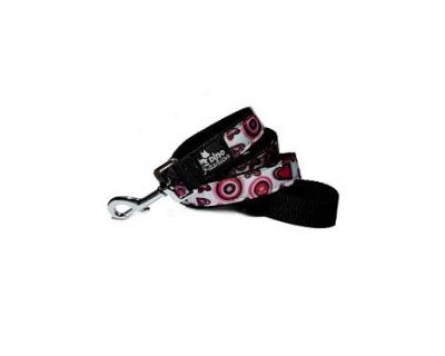 Vodítko DINOFASHION popruhové Valentine Love 160/2,5cm