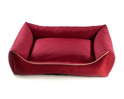 Pelech pre psa Argi obdĺžnikový - odnímateľný povlak z polyesteru - červený - 90 x 70 cm