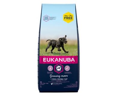 Eukanuba Dog Puppy Large 18kg BONUS
