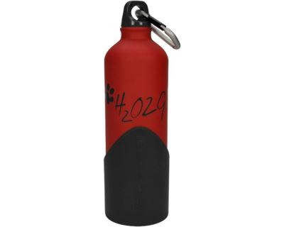 H2o2go Cestovné fľaša na vodu červená 750 ml